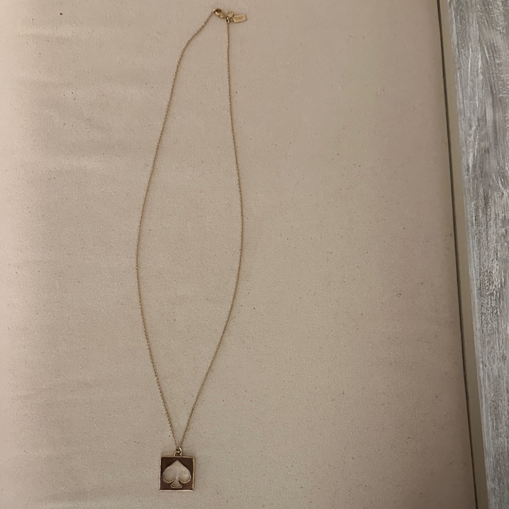 Kate Spade Gold Spade Long Pendant Necklace